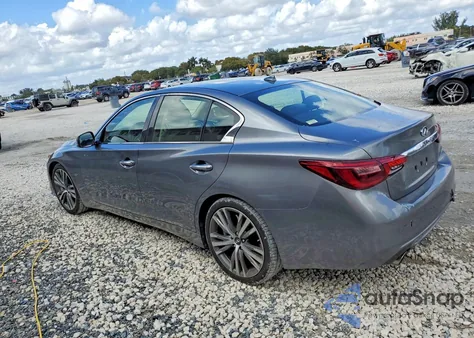 2018 Infi Q50 z USA, uszkodzony, nr VIN JN1EV7AP7JM353179